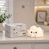 Cute Cloud LED Night Light – Soft Silicone Bedside Lamp with USB Rechargeable