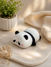Cute Panda LED Night Light – Soft Silicone USB Rechargeable Bedside Lamp