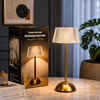 Luxury LED Table Lamp – USB Rechargeable Touch Control Bedside Lamp with 3 Color Modes