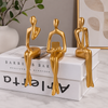3 Pcs Art Figurines Set – Aesthetic Desk Decor Pakistan | Bookshelf & Study Table Decoration