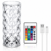 Crystal Diamond Touch Lamp – RGB Rechargeable Table Lamp