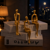 3 Pcs Art Figurines Set – Aesthetic Desk Decor Pakistan | Bookshelf & Study Table Decoration